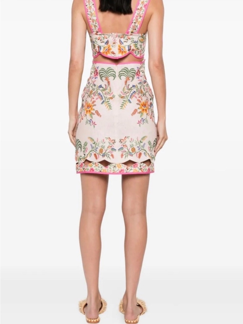 Farm Rio Delicate Forest Mini Dress - Picture 4 of 11